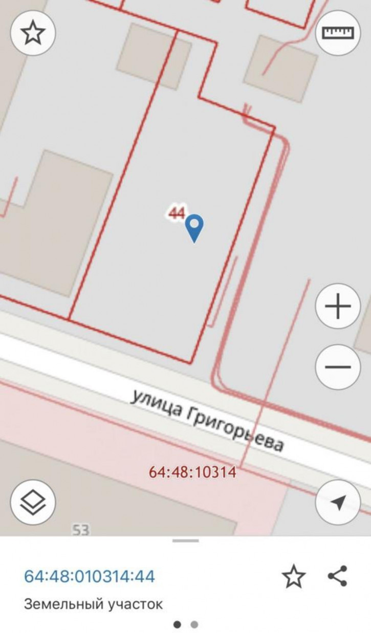 Земельный участок ул им Е.Ф. Григорьева