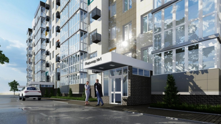 1-комн квартира в новом доме Северный район