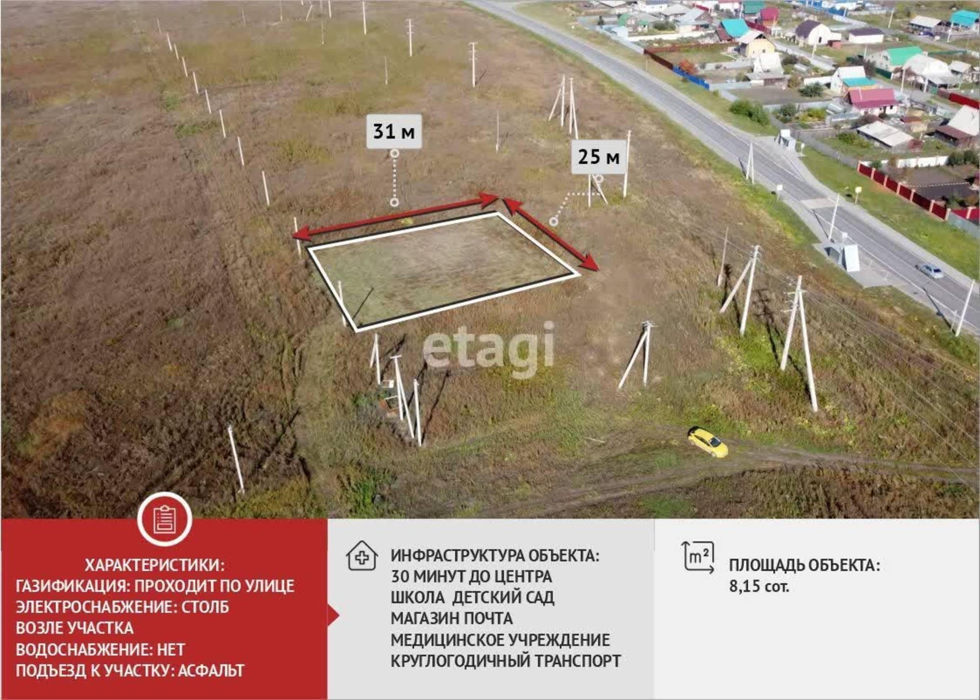 Купить землю, земельный участок за 2 100 000 рублей на Большие Акияры