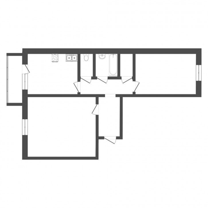 2-комн квартира Мира, 29