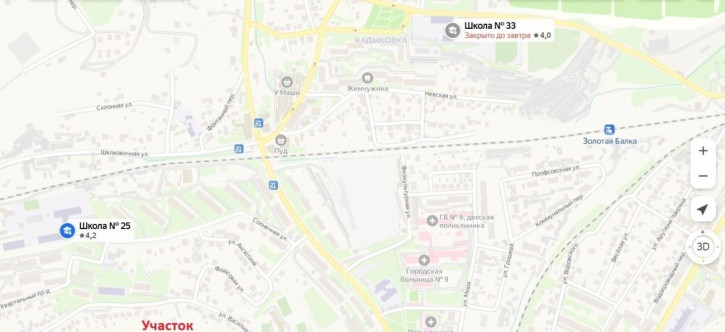 Земельный участок улица Василия Жукова