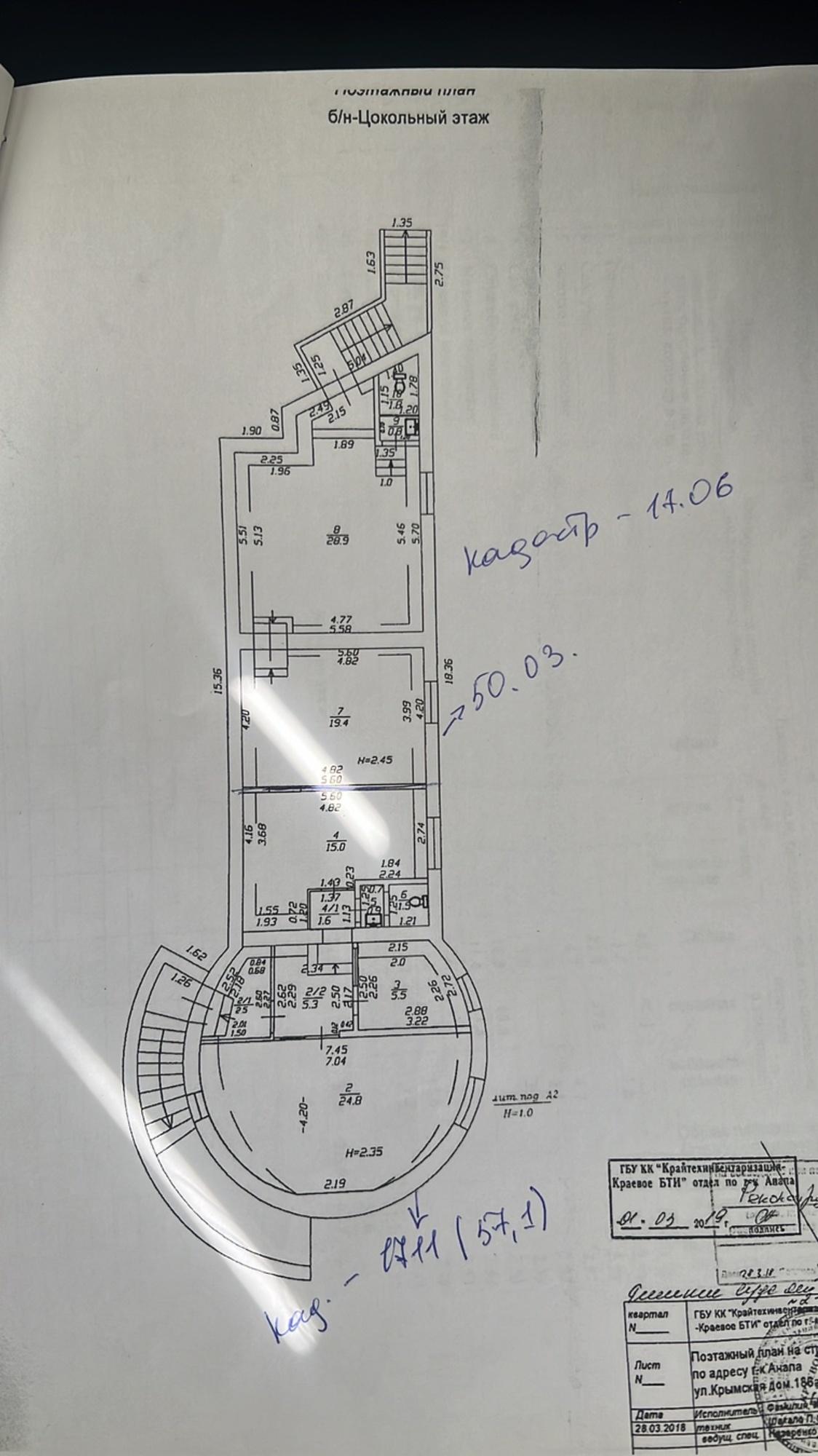 Купить торговое помещение за 10 500 000 рублей на Анапа