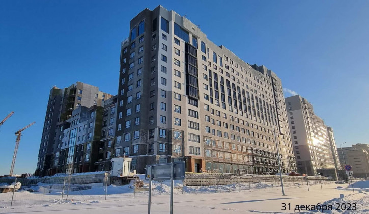 2-комн квартира в новом доме Евгения Войнова, 7
