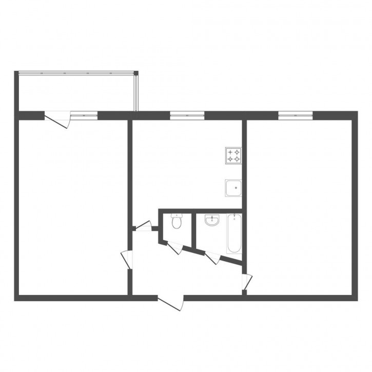 2-комн квартира Космонавтов, 33а