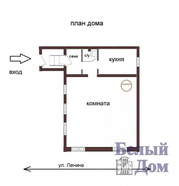 Коттедж/дом улица Ленина, 14