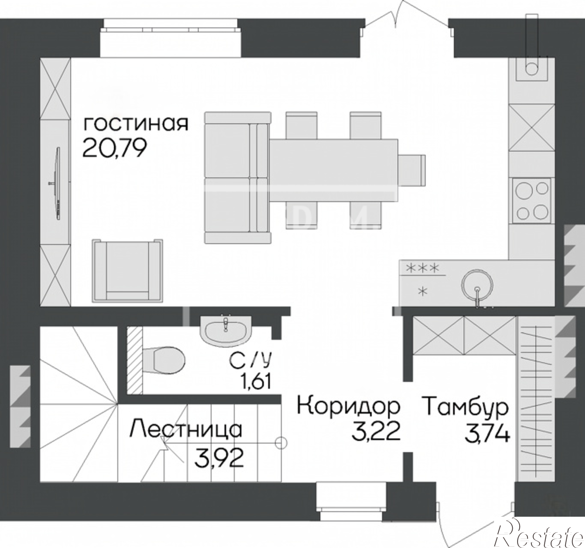 Купить дачу, дом, коттедж за 7 200 000 рублей на Заречная улица, д.39