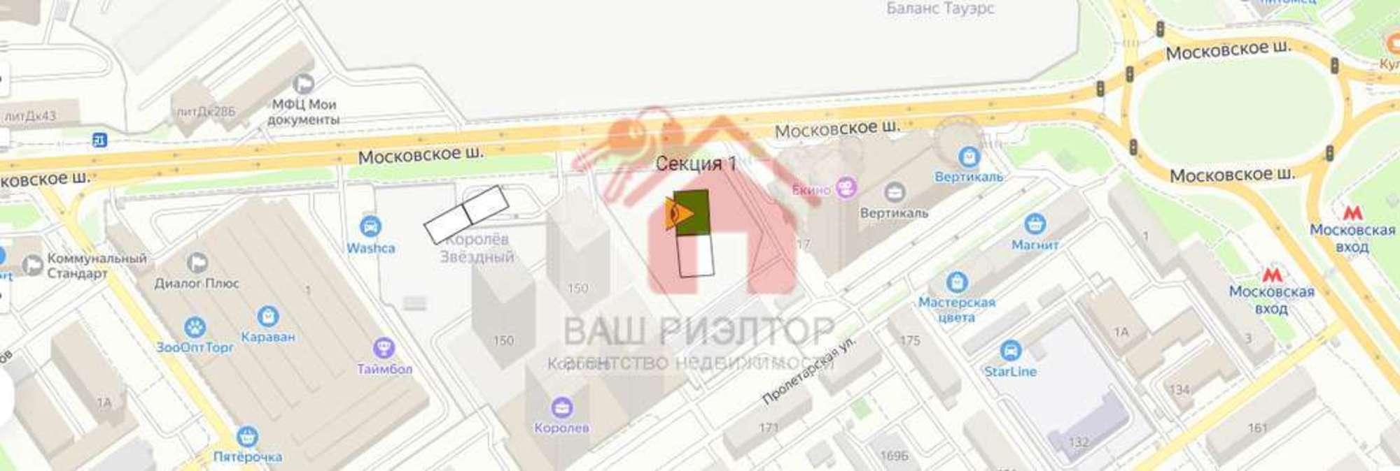 Купить квартиру за 10 294 200 рублей на Пролетарская улица, 150
