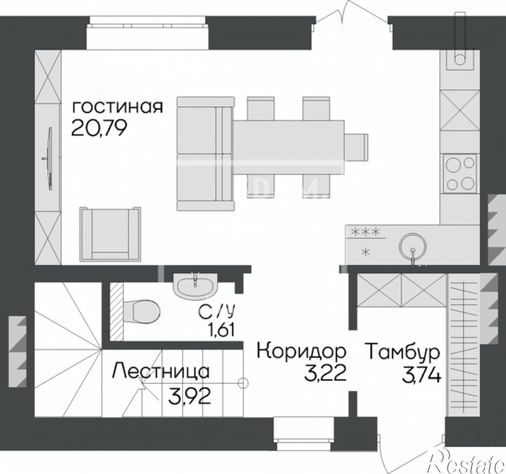 Коттедж/дом Заречная улица, д.39