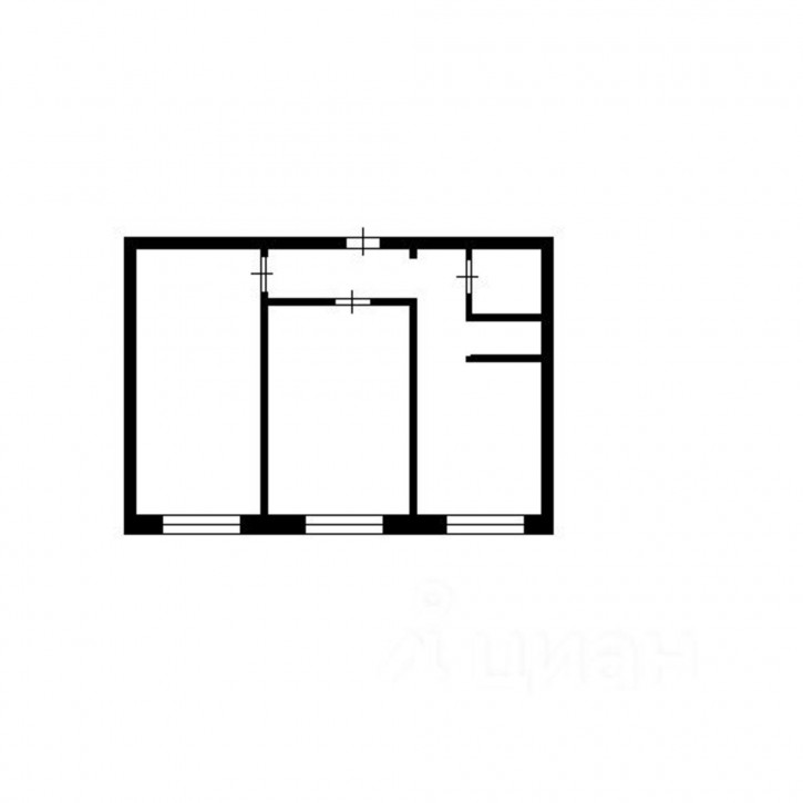 2-комн квартира улица Чернышова, 20А,  д. 20А