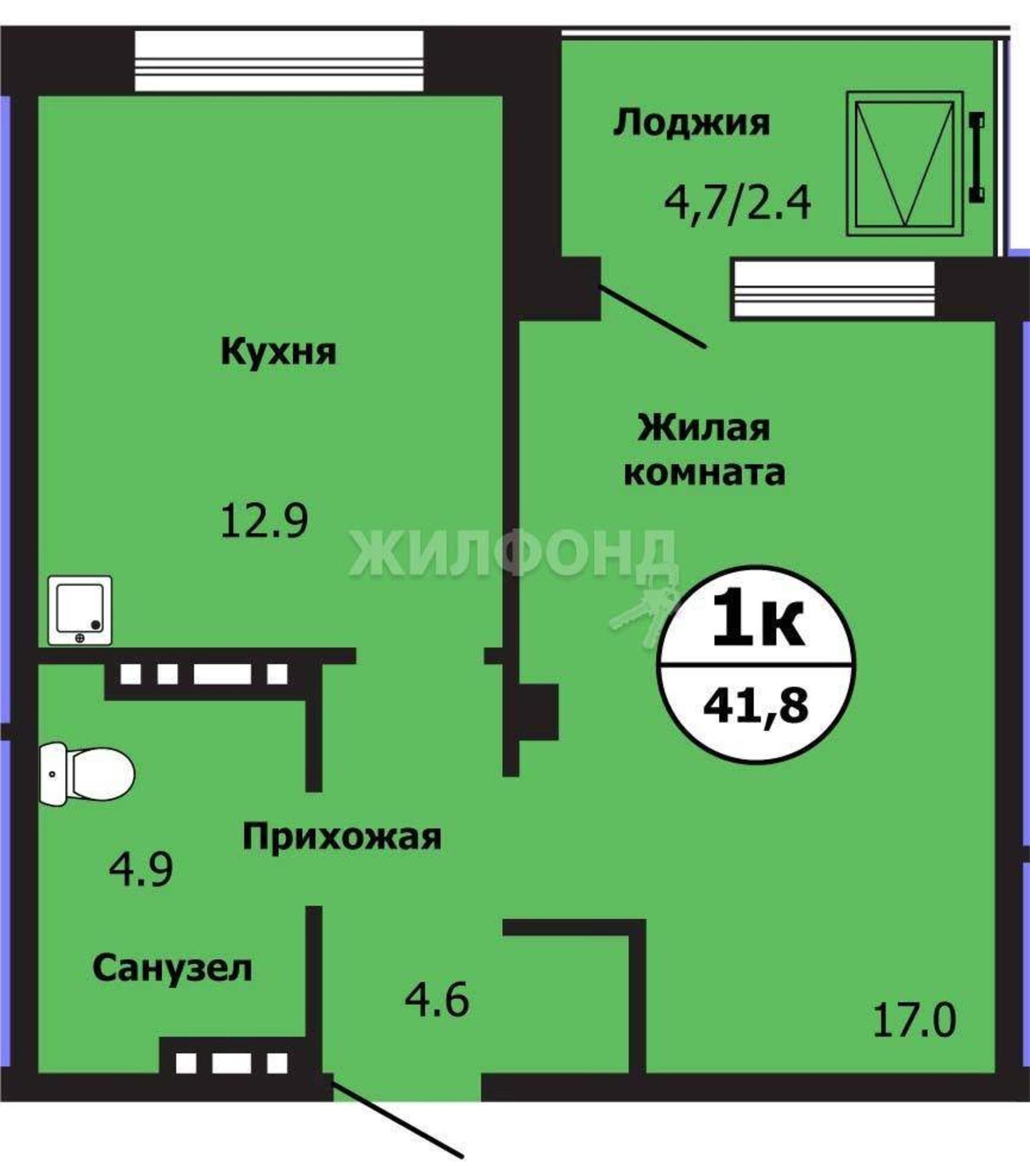 Купить квартиру за 5 534 000 рублей на Лесников улица, д.43