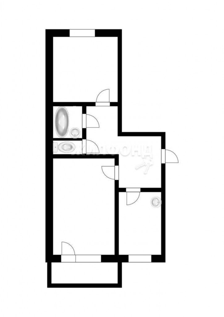 2-комн квартира 8 Марта улица, д.4