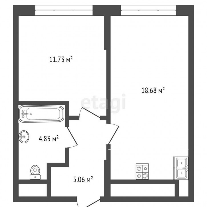 1-комн квартира Разведчика Кузнецова, 7