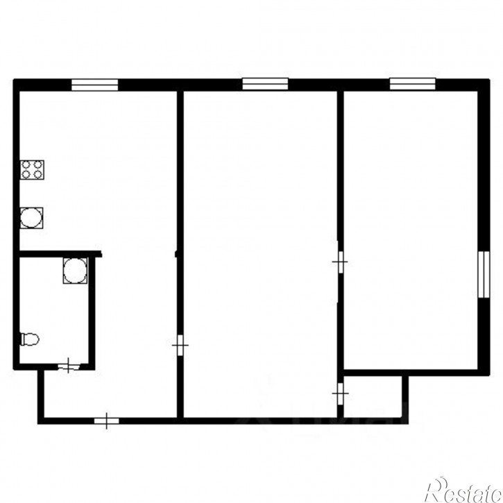 2-комн квартира ул Красная, 12,  д. 12