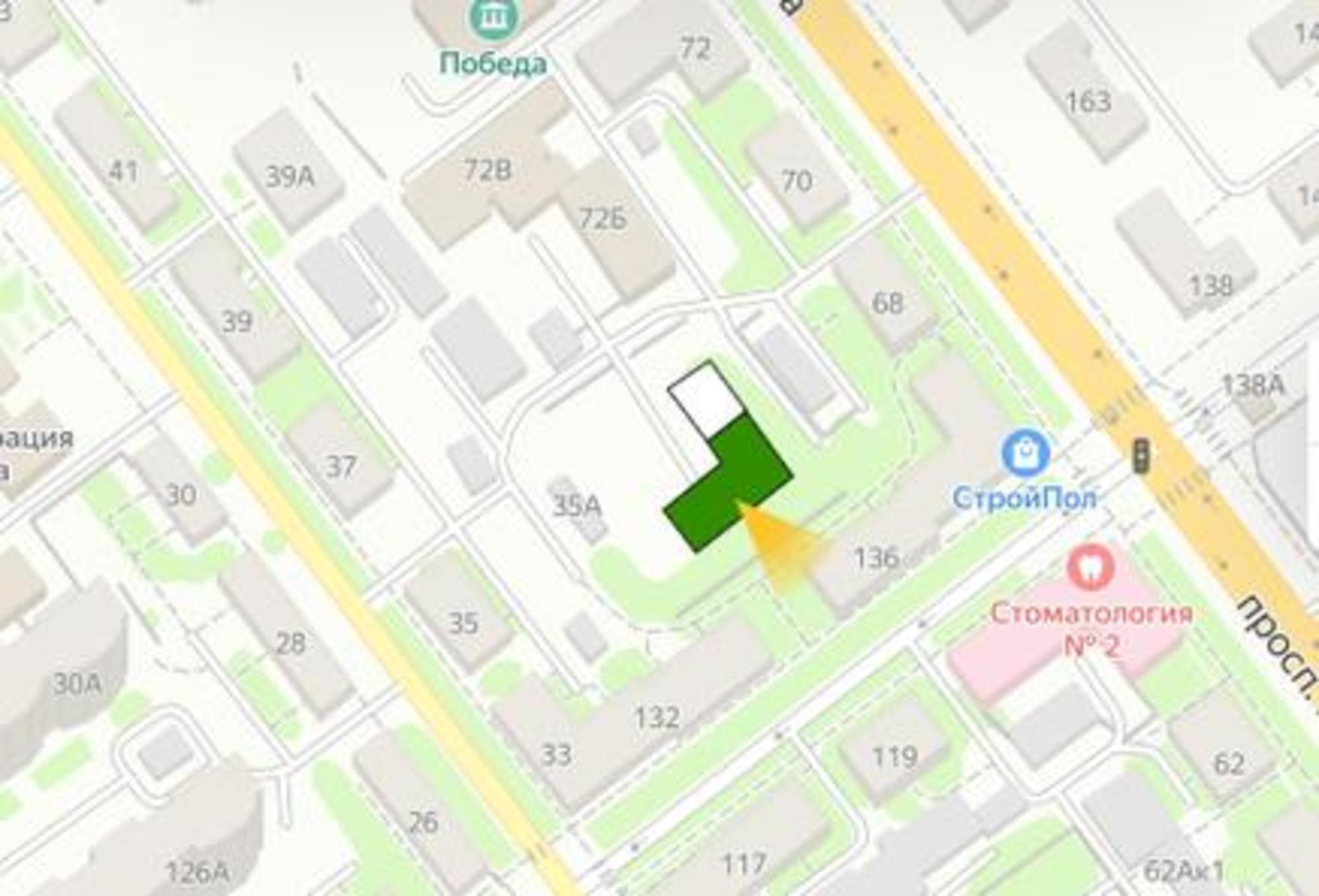 Купить квартиру за 6 946 000 рублей на Свободы улица, 134