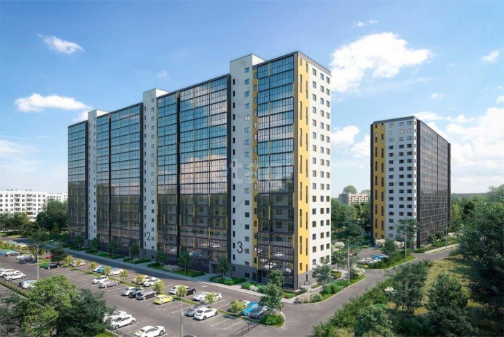 1-комн квартира в новом доме ул Бронная, 22/1