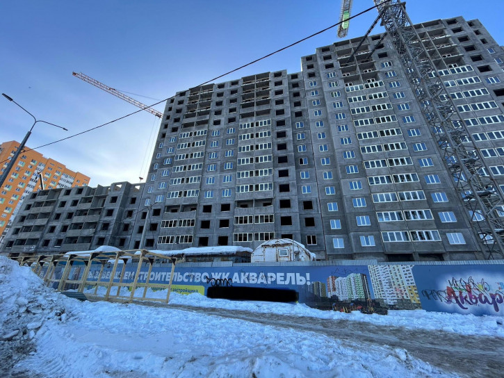 1-комн квартира в новом доме улица Братьев Хусаиновых, 8