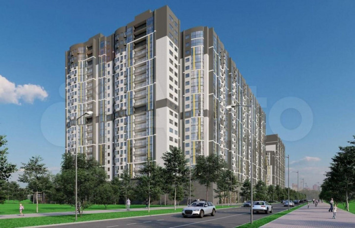 1-комн квартира в новом доме Уральская ул, 100