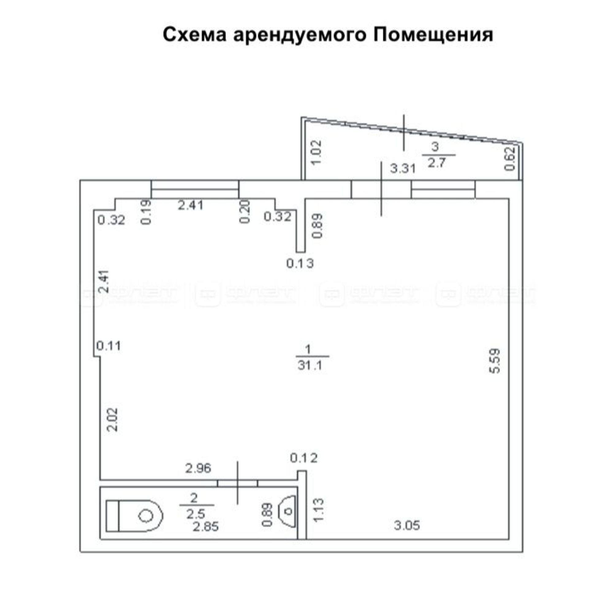 Купить торговое помещение за 11 000 000 рублей на ул. Адоратского, дом 27