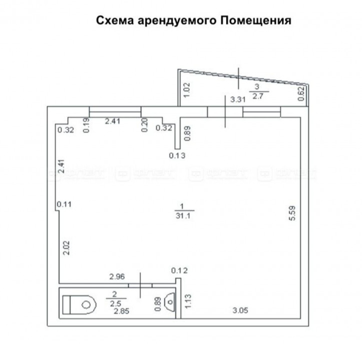 Торговое помещение ул. Адоратского, дом 27