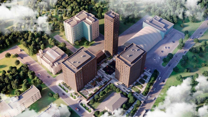 3-комн квартира в новом доме улица Рихарда Зорге, 73/1