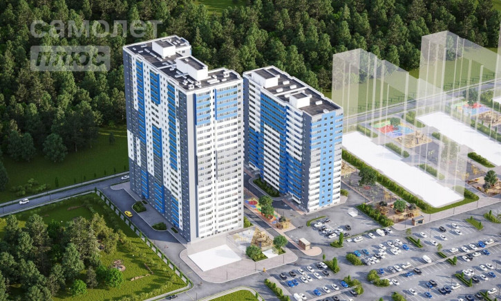 2-комн квартира в новом доме Новоуфимская улица, 13