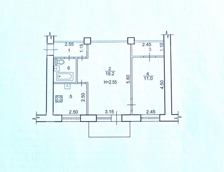 2-комн квартира проспект им. В.И. Ленина,  д.177