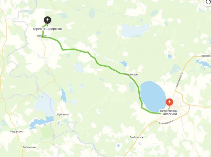 Земельный участок Сидорково д