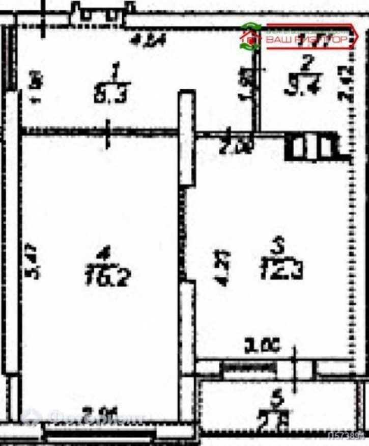 1-комн квартира Алексеевская ул, 7Б