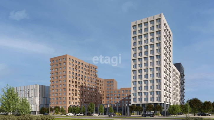 1-комн квартира в новом доме Новоселов, 92