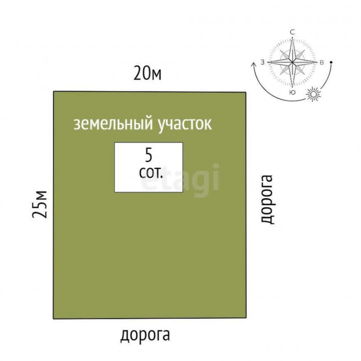 Земельный участок Строитель с/о (Салаирский тракт)