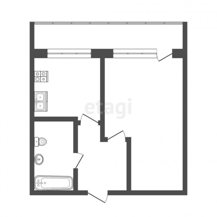 1-комн квартира Коммунаров, 37