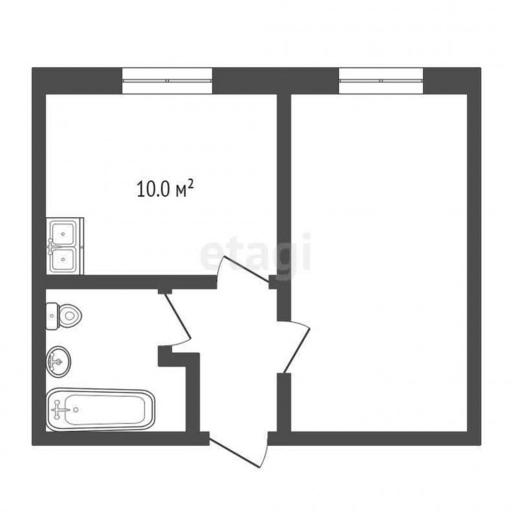 1-комн квартира Пермякова, 7а