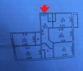 4-комн, 112кв м, этаж 4/9 Октябрьский пр-кт, 25
