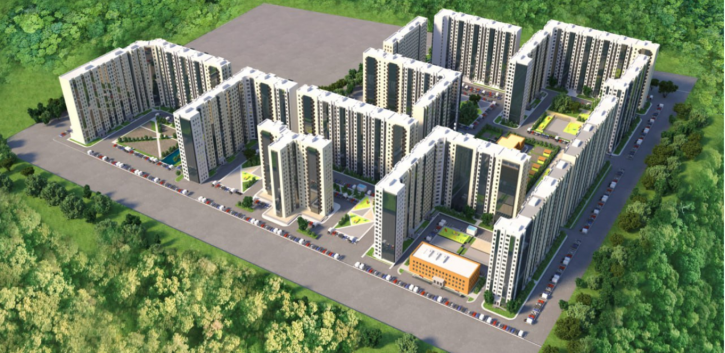 3-комн квартира в новом доме улица Рокоссовского, 12