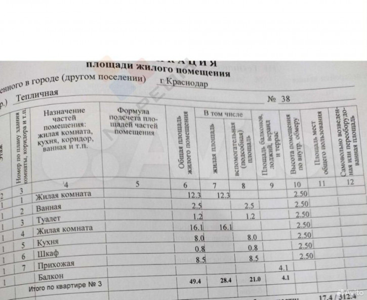 2-комн квартира Тепличная ул, 38
