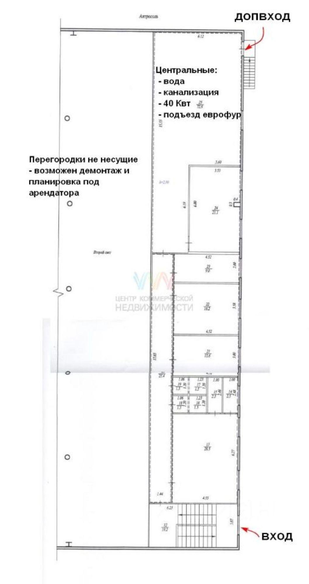 Сдать офис, помещение под офис за 18 000 рублей на Майкопская улица, 12
