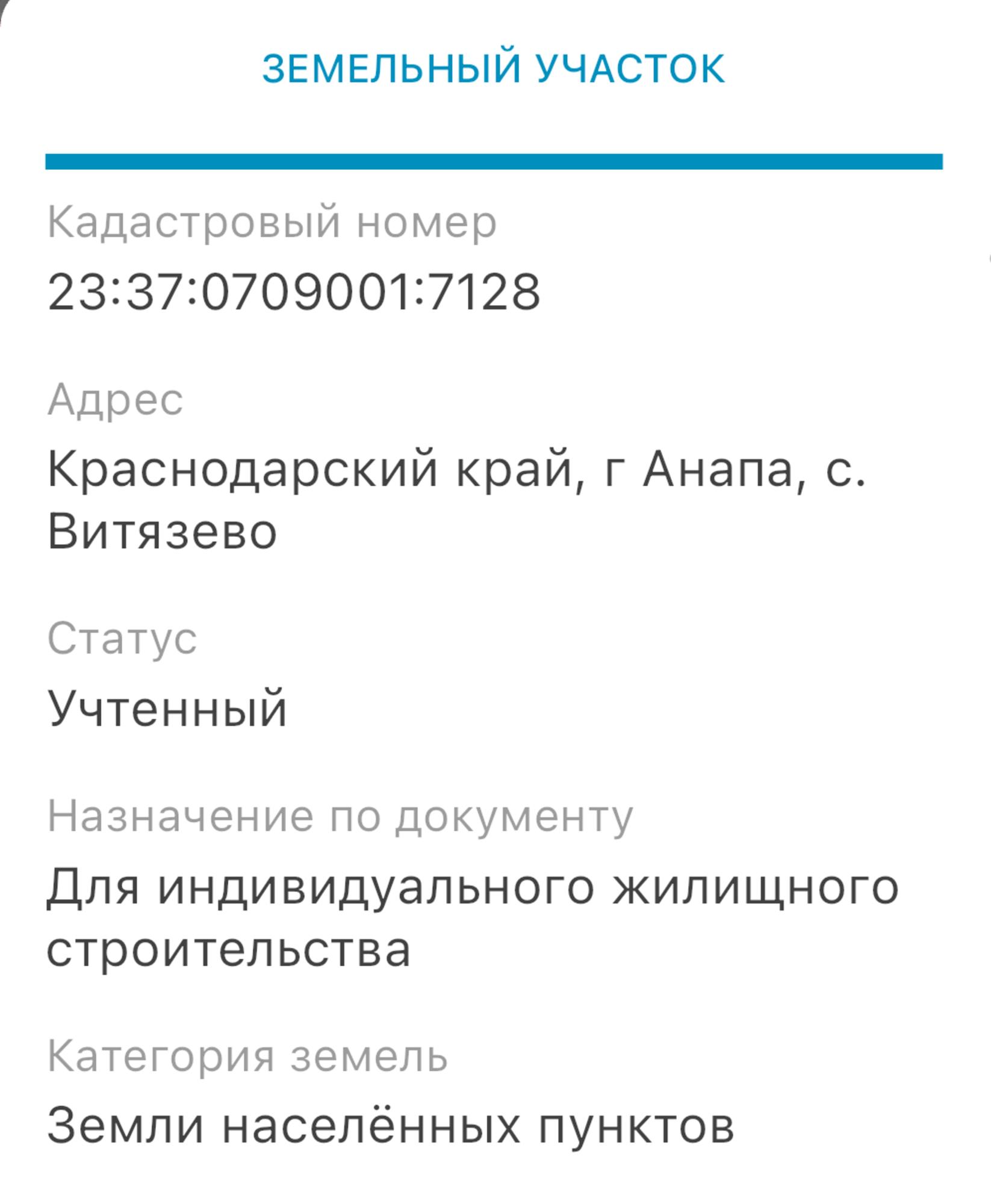 Купить землю, земельный участок за 7 800 000 рублей на Анапа