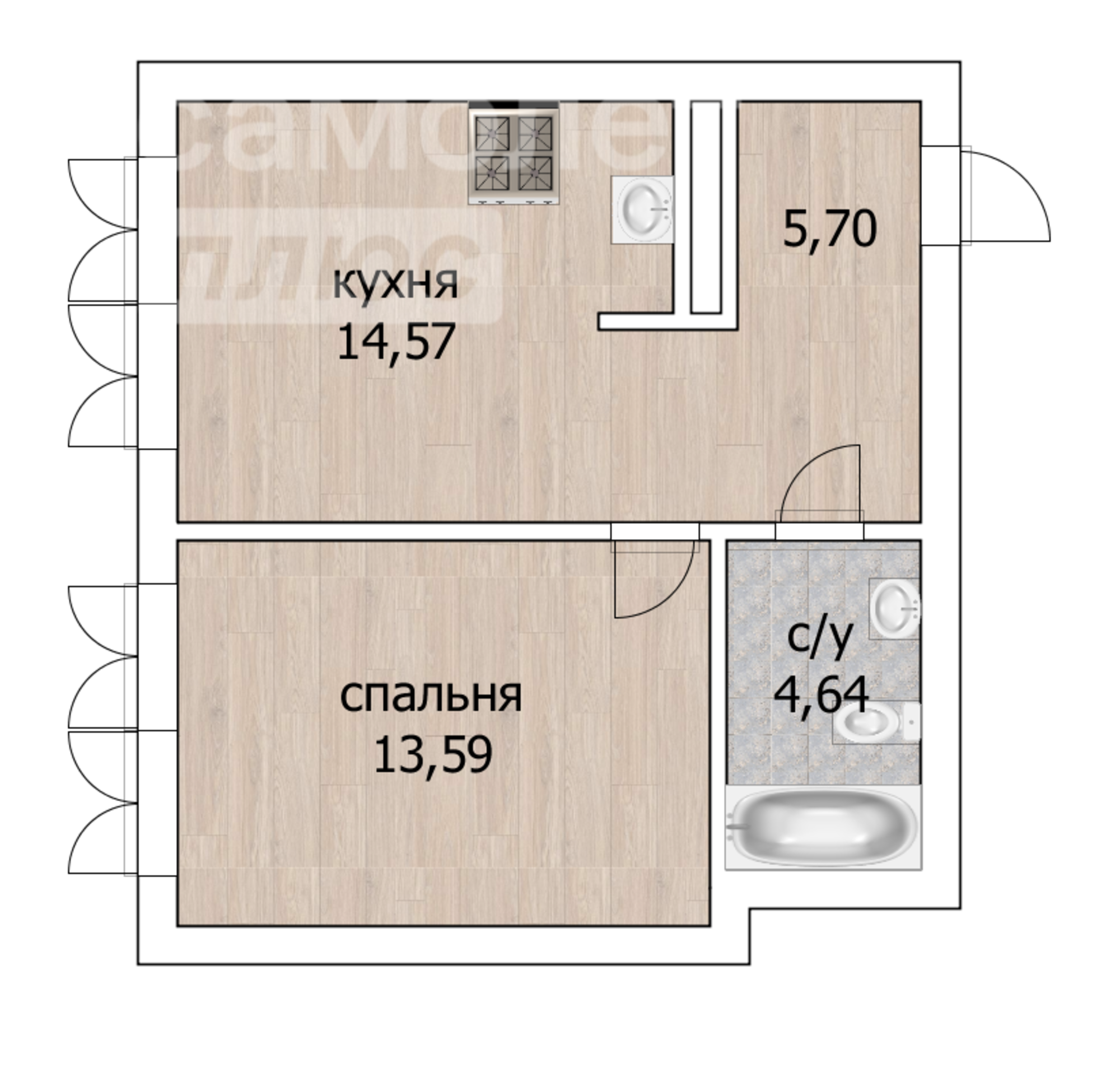 Купить квартиру за 6 500 000 рублей на улица Минигали Губайдуллина, 2