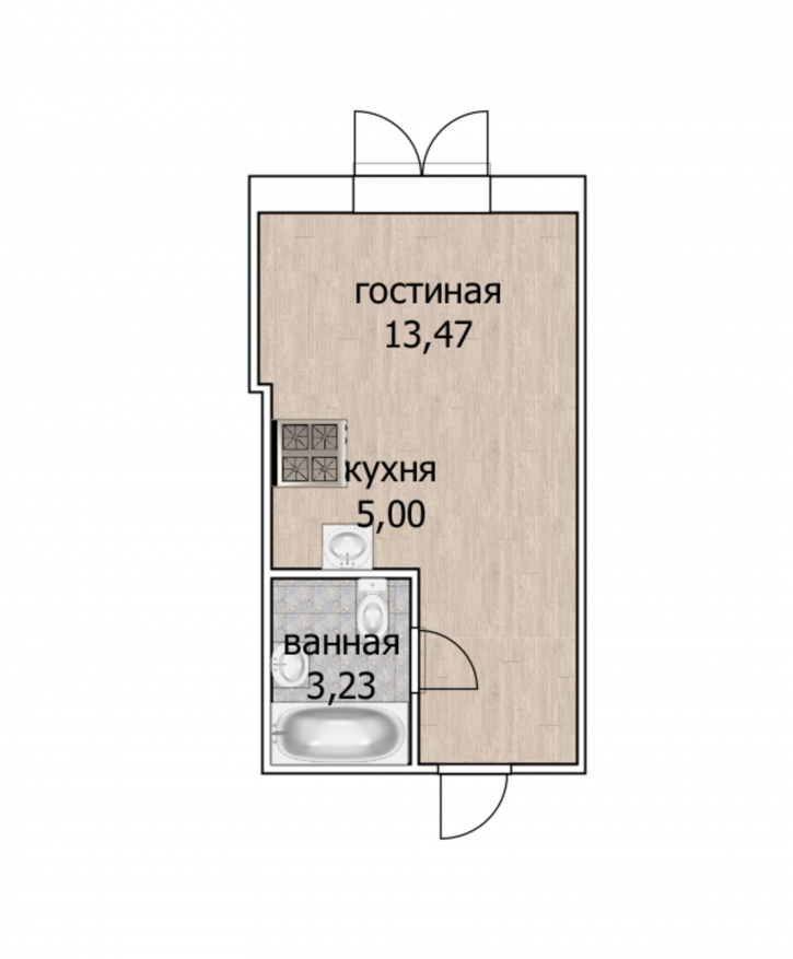 Студия улица Менделеева