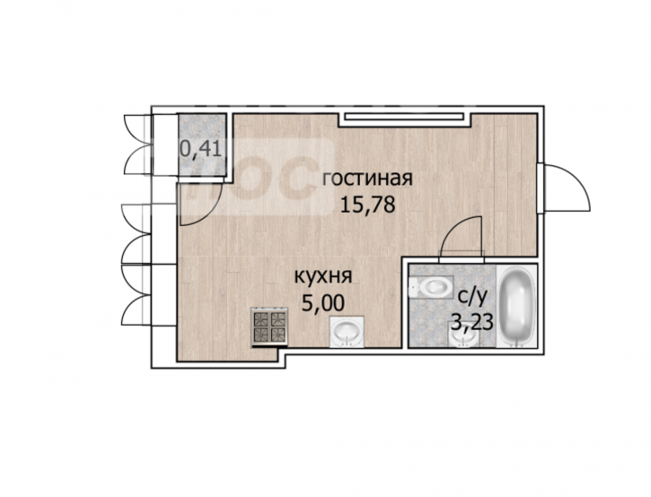 Студия улица Менделеева