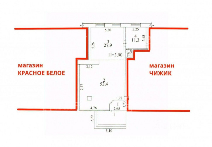 Торговое помещение ул 5-я Песчаная, 2,  д. 2