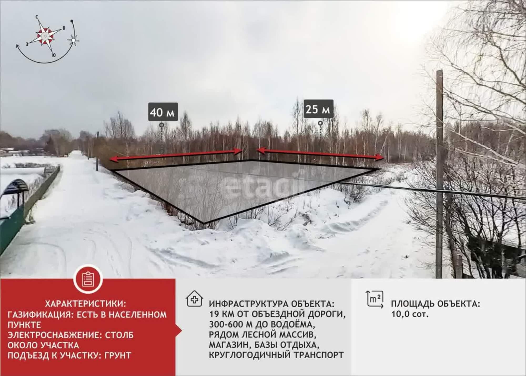 Купить землю, земельный участок за 690 000 рублей на Ромашковая,