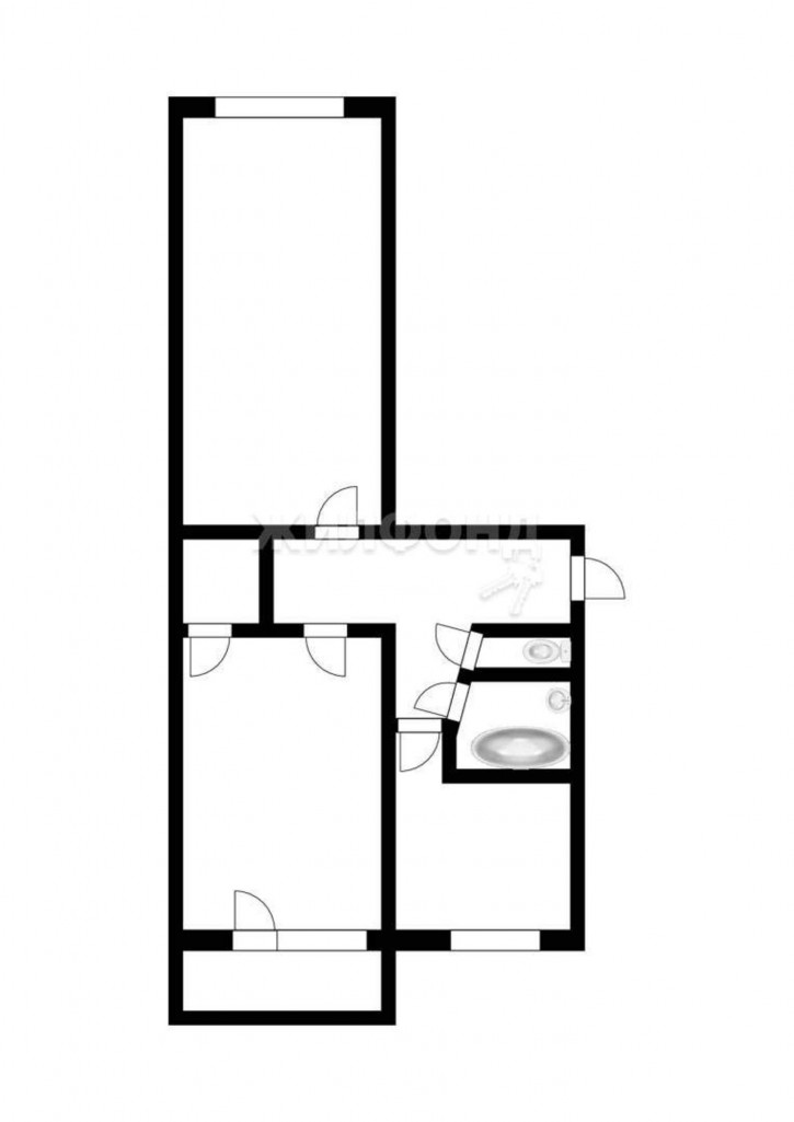 2-комн квартира Кирова улица, д.7А