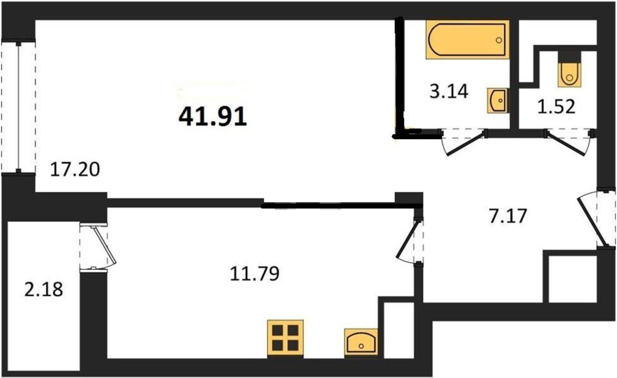 Купить квартиру за 4 330 070 рублей на Всесвятская ул, 3к2