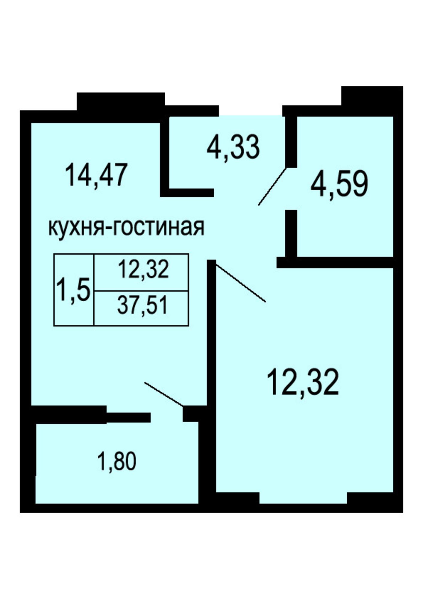 Купить квартиру за 3 400 000 рублей на улица Геннадия Донковцева, 1