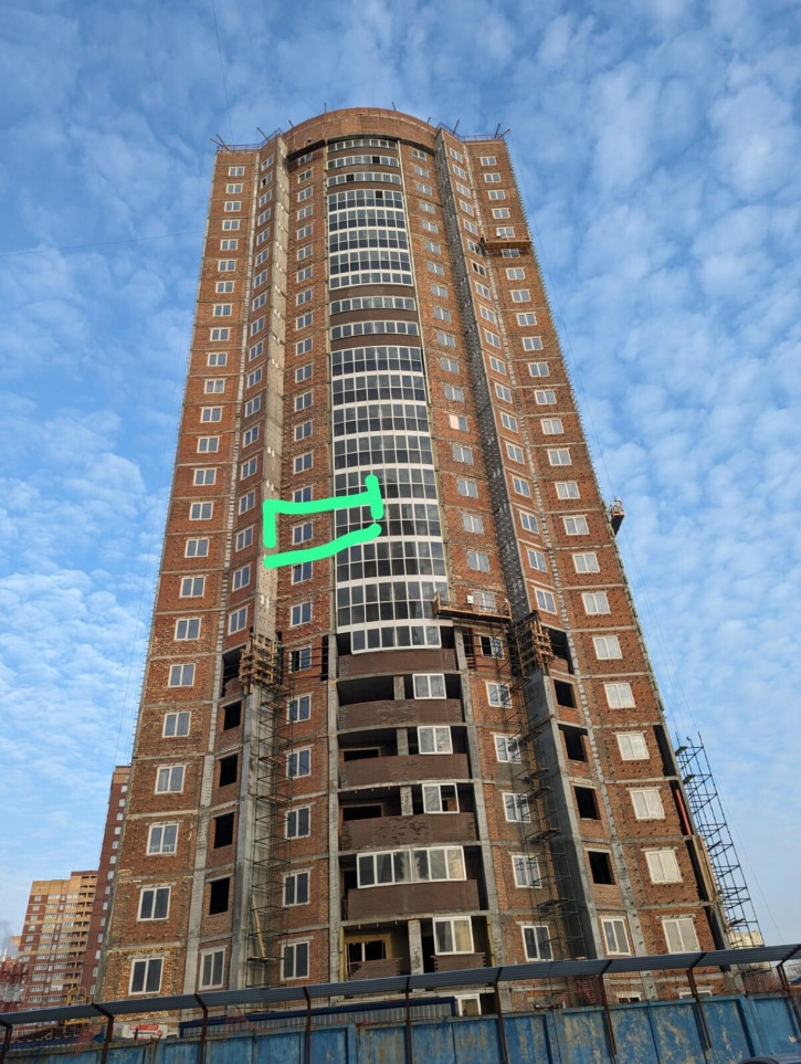1-комн квартира в новом доме мкр Закаменский, 13