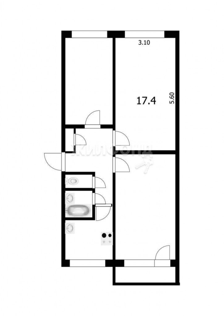 Комната Барьерная улица, д.7