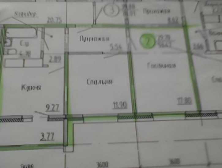 2-комн квартира проспект Победы, 155/2