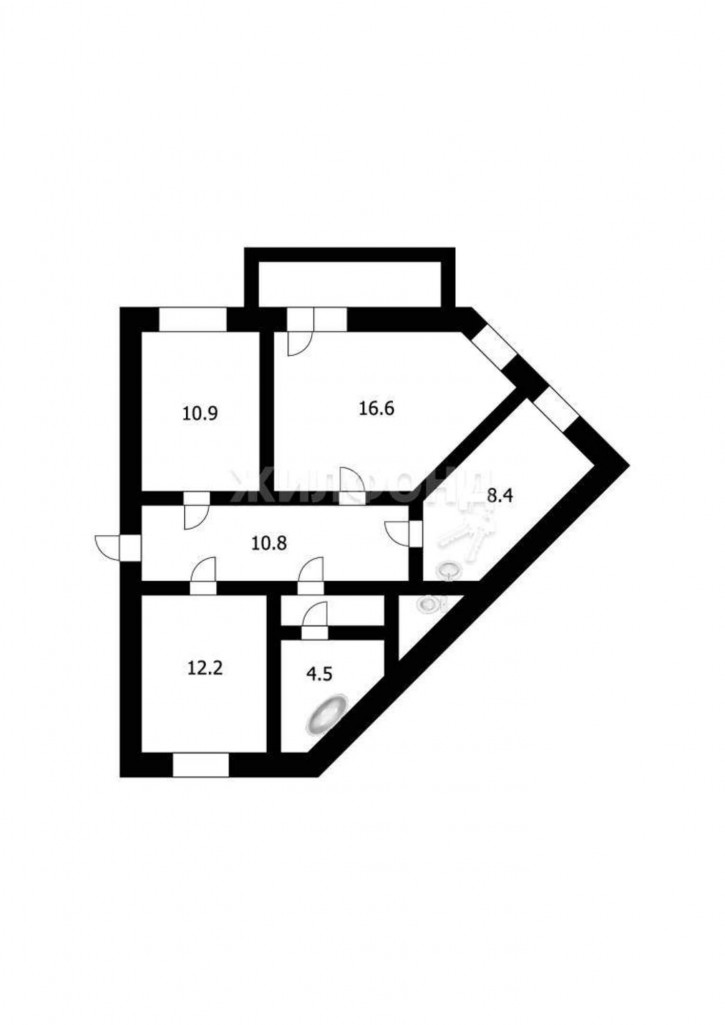 3-комн квартира Дружбы улица, д.1а