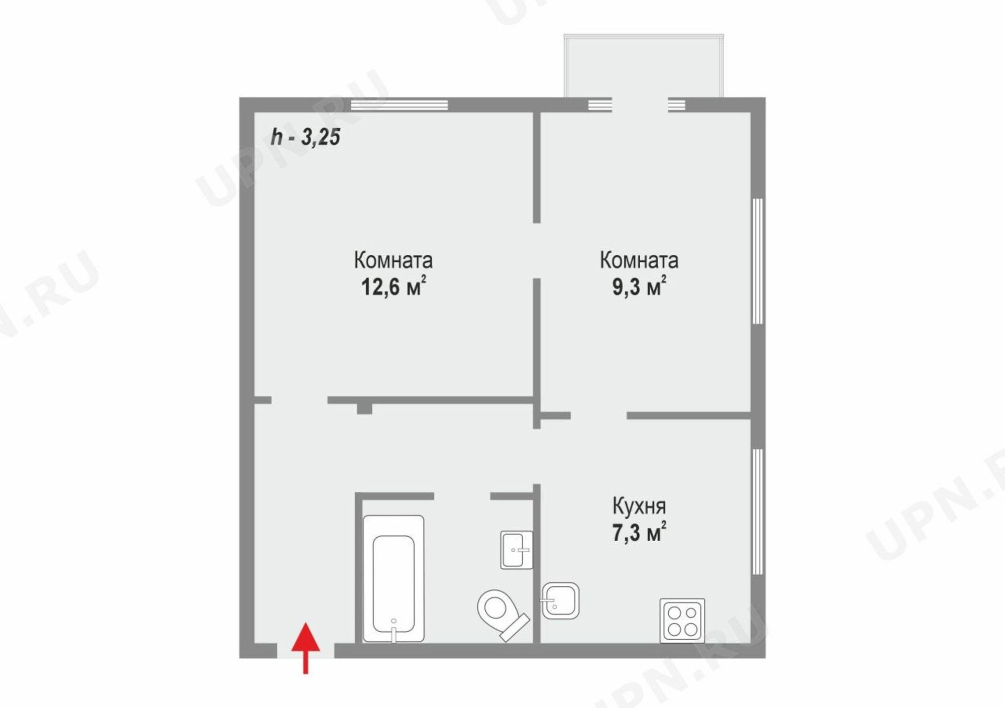 Купить квартиру за 5 650 000 рублей на репина, 14